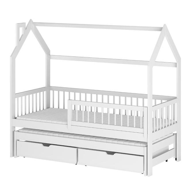 Łóżko Domek Papi 80x160 white