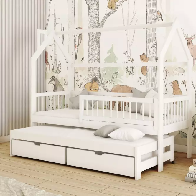 Łóżko Domek Papi 80x160 white