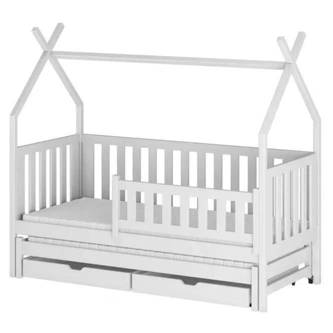 Łóżko Domek Tytus 90x200 white