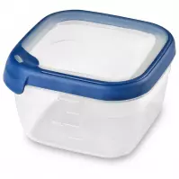 Pojemnik kwadratowy 1.2l 252281 transparentny/ niebieski