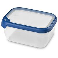 Pojemnik prostokątny 1.8l 252257 transparentny/ niebieski