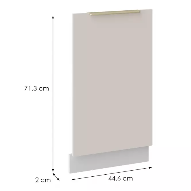 Front zmywarki Nicea 713x446 beż piaskowy