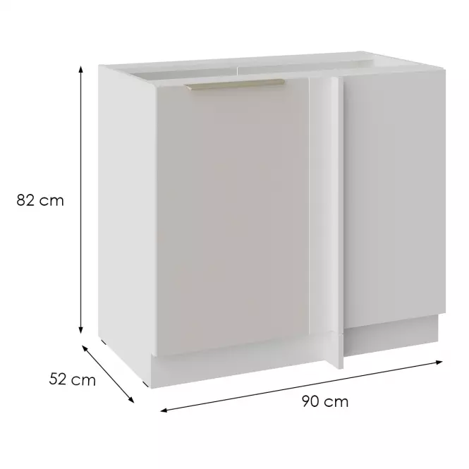 Szafka Kuchenna Nicea 105 ND 1F BB beż piaskowy