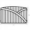 Przęsło Genua 2x1,25 ZN RAL9005 mat,2