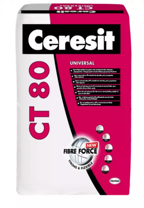 Ceresit CT80 zaprawa do wełny i styropianu 25 kg