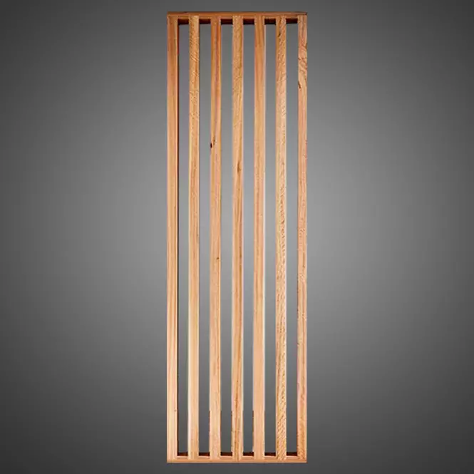 Ścianka lamelowa 3D MDF Natural 60x265cm