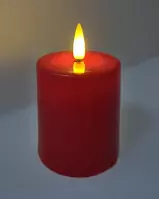 Świeca LED czerwona