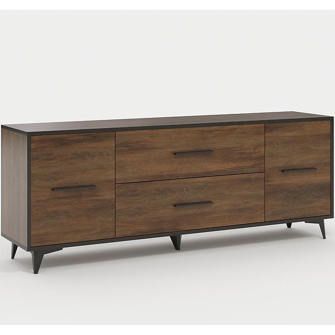 Szafka RTV Frida II 2D2S shirin walnut