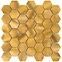 Mozaika Gold hexagon 30/30/0,8,2