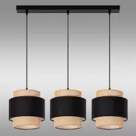 Lampa W-L 1204/3 JUTE/BLACK LW3