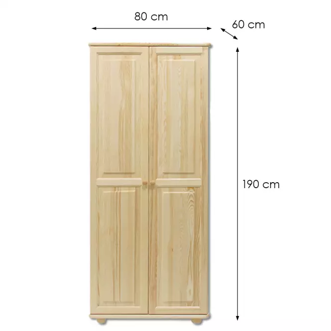 Szafa Sosnowa SF103 surowy