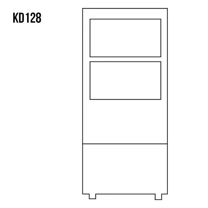 Komoda Sosnowa KD128 surowy
