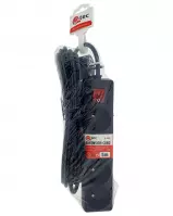 Przedłużacz z wyłączn. Q-364f 4x z/u 5m black