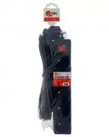 Przedłużacz z wyłączn. Q-366f 5x z/u 5m black