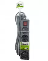 Przedłużacz z wyłączn. Q-393f 4x z/u 2m grey