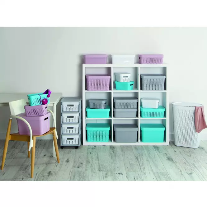 Pojemnik z przykrywką Infinity 17l 229152 różowy,2