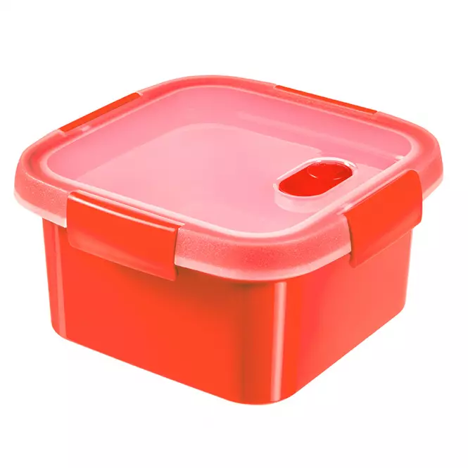 Pojemnik na żywność kwadrat Steamer 1.1l 249954 czerwony