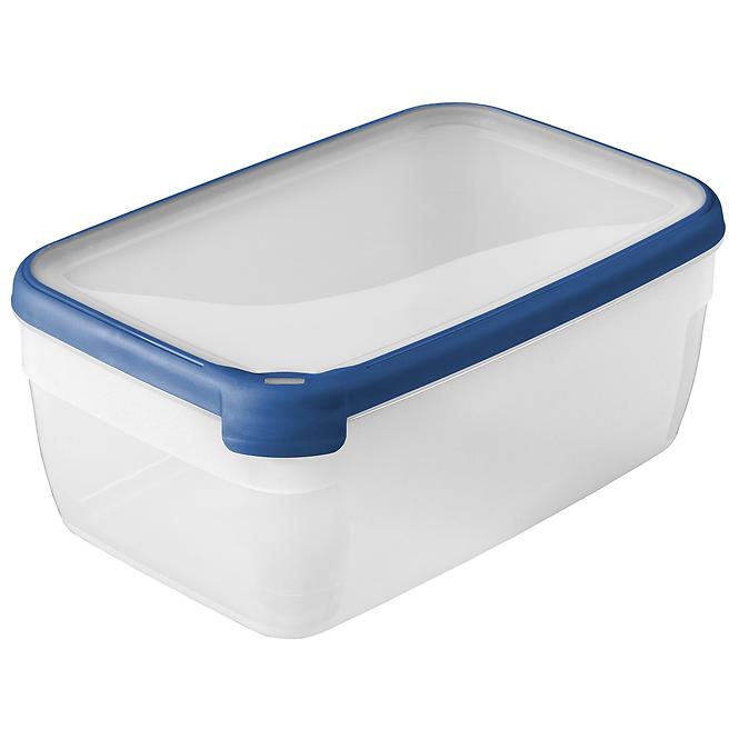 Pojemnik prostokątny 5.4l 252935 transparentny/niebieski