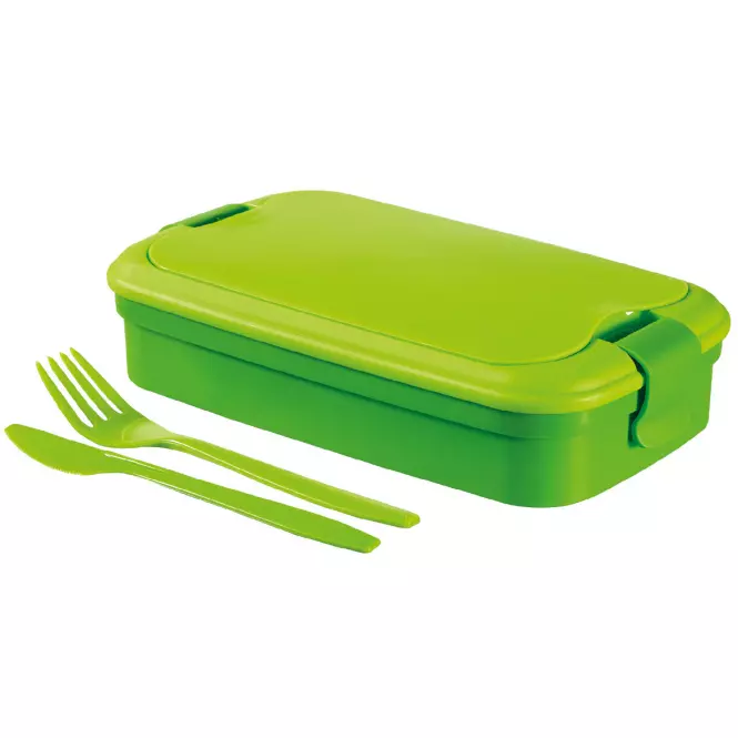Pojemnik śniadaniowy ze sztućcami lunch&go 1,4l 224315