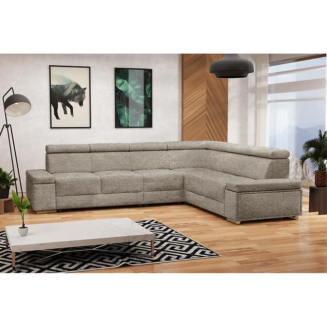 Narożnik z funkcją spania Ester B+2F+R+3+B uniwersalny Majestic 605