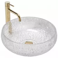 Umywalka nablatowa Ice Transparent Rea-U5070