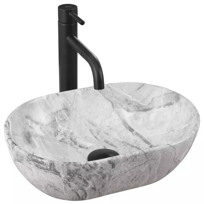 Umywalka nablatowa Amelia Mini Stone Matt Rea-U9109 