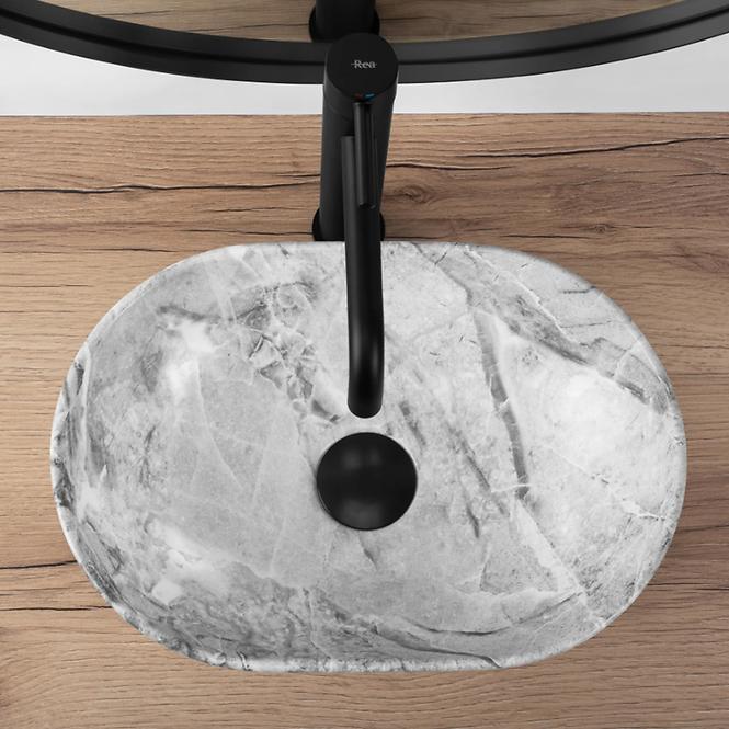 Umywalka nablatowa Amelia Mini Stone Matt Rea-U9109 