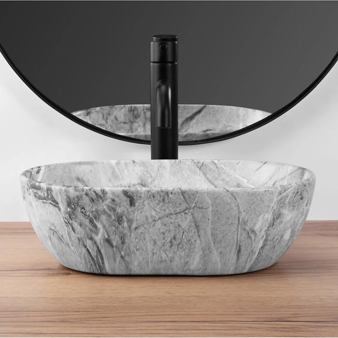 Umywalka nablatowa Amelia Mini Stone Matt Rea-U9109 