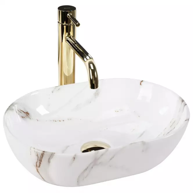Umywalka nablatowa Amelia Mini Aiax Shiny Rea-U9107