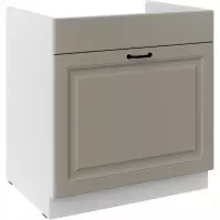 Szafka kuchenna Stilo claygrey/biały 80ZL 1S BB