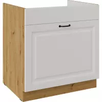 Szafka kuchenna Stilo biały mat/artisan 80ZL 1S BB