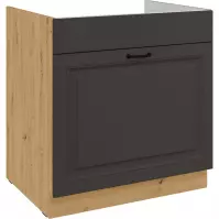 Szafka kuchenna Stilo grafit mat/artisan 80ZL 1S BB