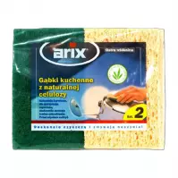 Gąbka celuloza z fibrą 2szt
