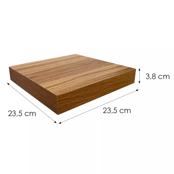 Półka wisząca 23.5 cm PD08201 dąb ciemny