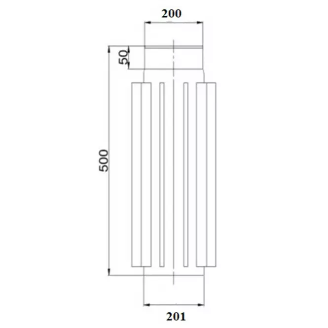 Radiator RPŻ 150/500-BERTR14