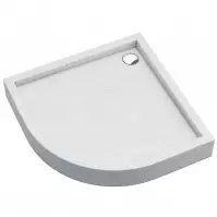 Brodzik półokrągły Astrix 80x80x16 biały struktura AQM4733BST