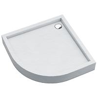 Brodzik półokrągły Astrix 90x90x16 biały struktura AQM4734BST
