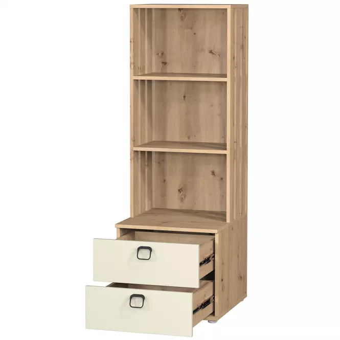 Regał 2s Camari Dąb Artisan/Casmhere