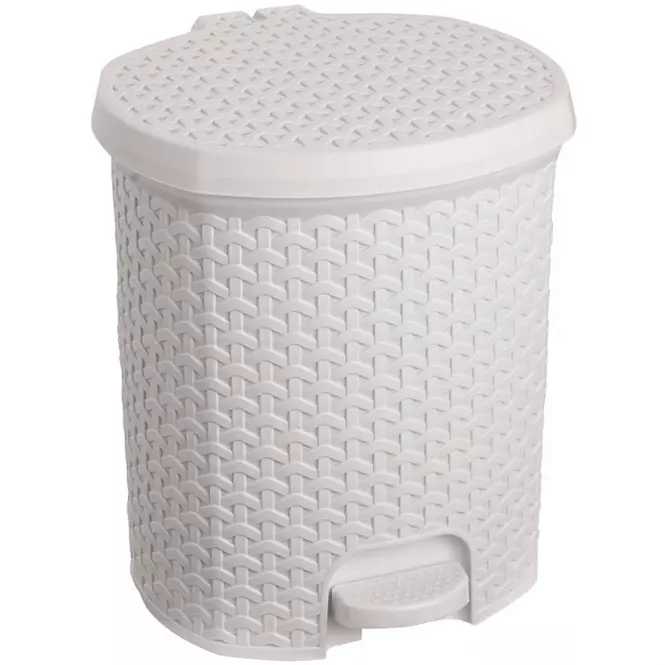 Kosz na śmieci style Nordic white 11,5l
