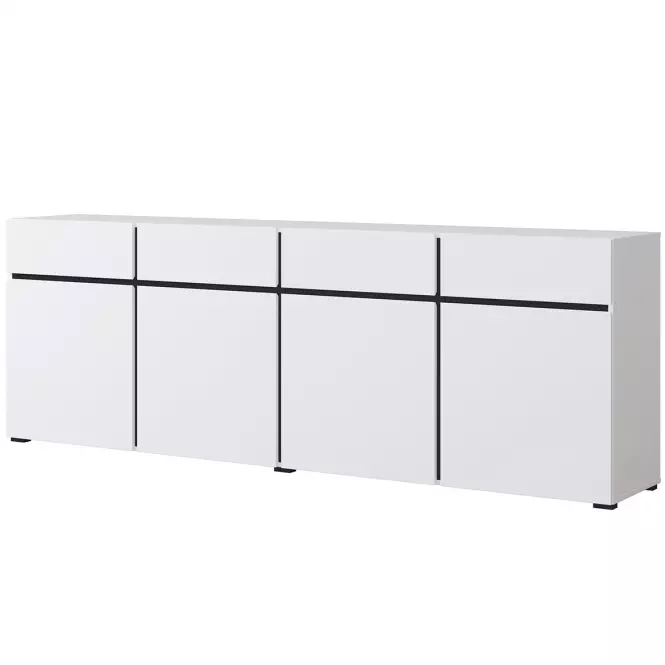 Komoda Cross4d4s Biały/Czarny