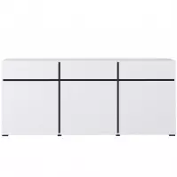 Komoda Cross3d3s Biały/Czarny