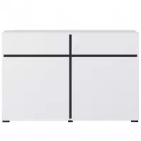 Komoda Cross2d2s Biały/Czarny