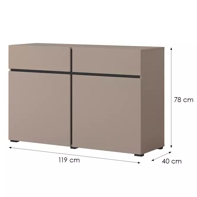 Komoda Cross2d2s Congo/Czarny