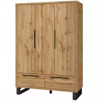 Szafa 3d2s Halle S 19 Dąb Wotan