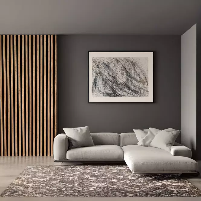 Lamele akustyczne 3D na filcu Dąb 30x265cm