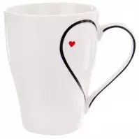 Kubek porcelana 0,38l duo serce