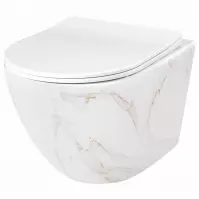 Miska WC Carlos duroplast/Flat/Zm Aiax Shiny 