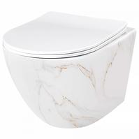 Miska WC Carlos duroplast/Flat/Zm Aiax Shiny 