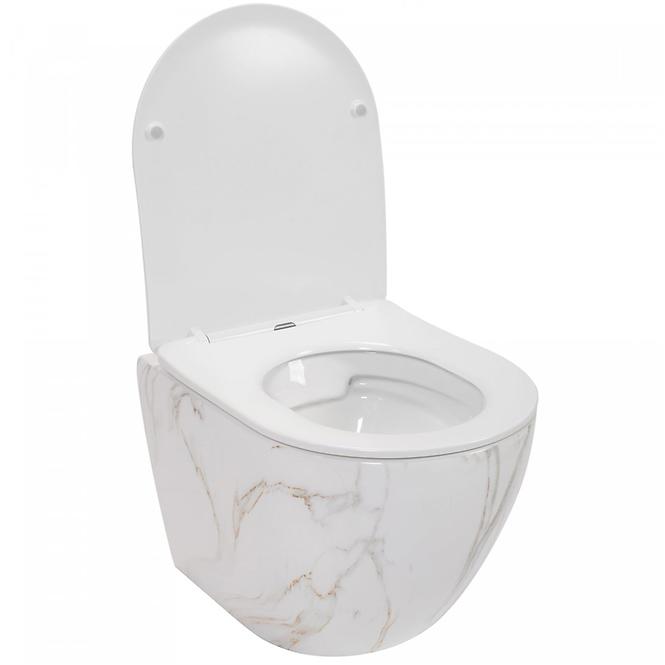 Miska WC Carlos duroplast/Flat/Zm Aiax Shiny 