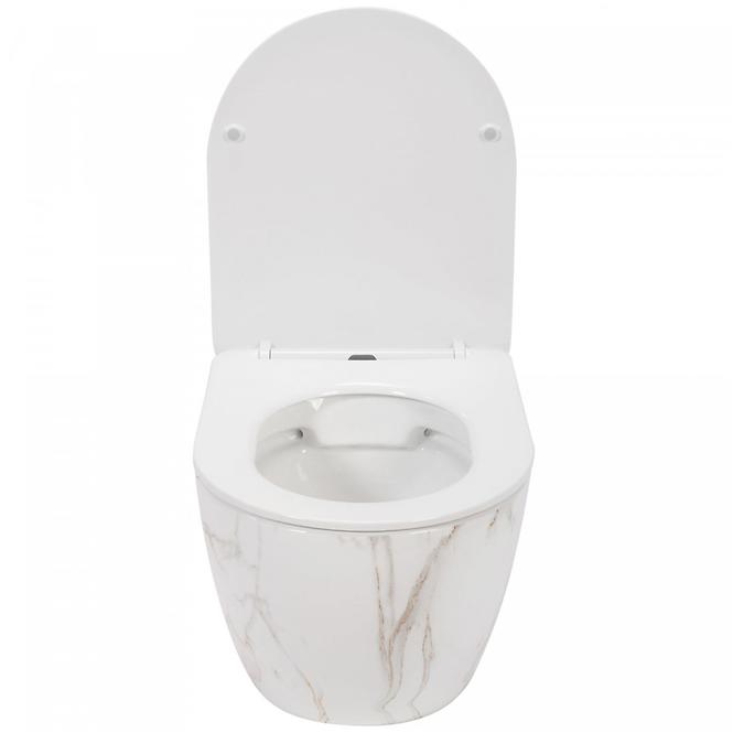 Miska WC Carlos duroplast/Flat/Zm Aiax Shiny 